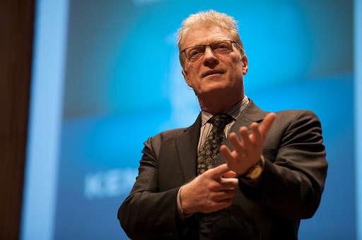 A photograph of Sir Ken Robinson
