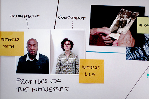 This image shows photographs of the two witnesses: Seth and Lila