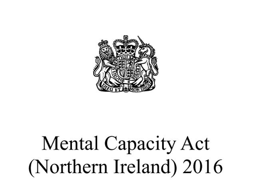 Cover of Mental Capacity Act (Northern Ireland) 2016