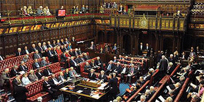 The House of Lords in session
