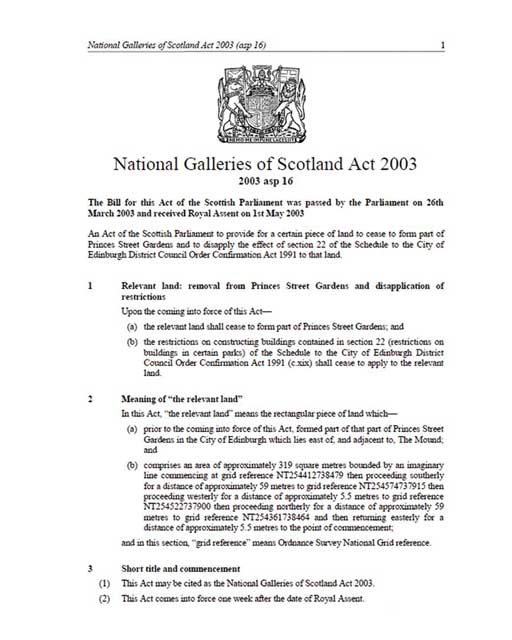 National Galleries of Scotland Act 2003 (asp 16)