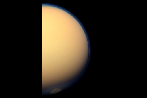 This is an image of Titan in natural colour.