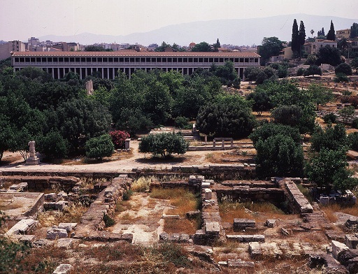 Figure 4 The Athenian Agora, where citizens used to meet in the open air to discuss political issues