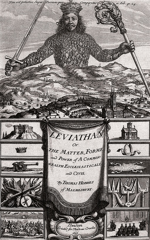 Figure 2 The frontispiece of one of the most famous books on the state, Leviathan, by Thomas Hobbes