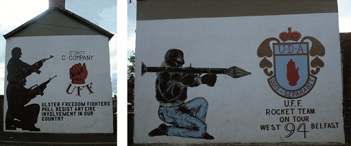 Figure 10 Loyalist paramilitary murals