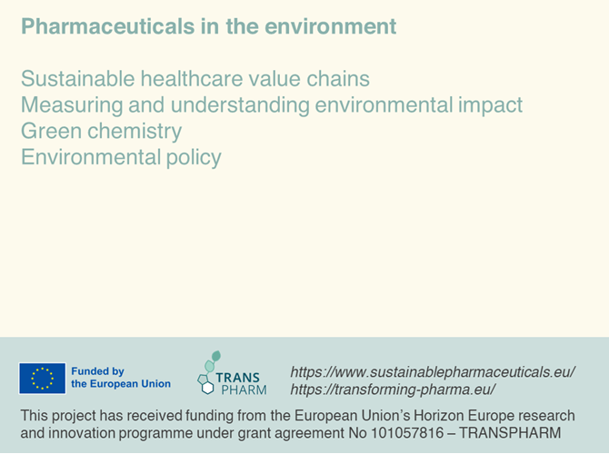 Sustainable Pharmaceuticals eLearning