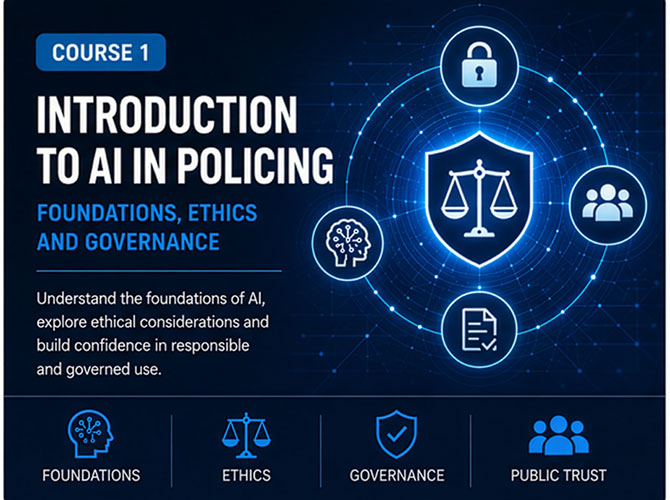 Introduction to AI in policing: foundations, ethics and governance