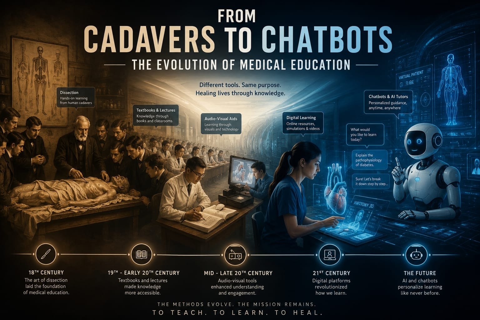 From Cadavers to Chatbots: The Evolution Of Medical Education