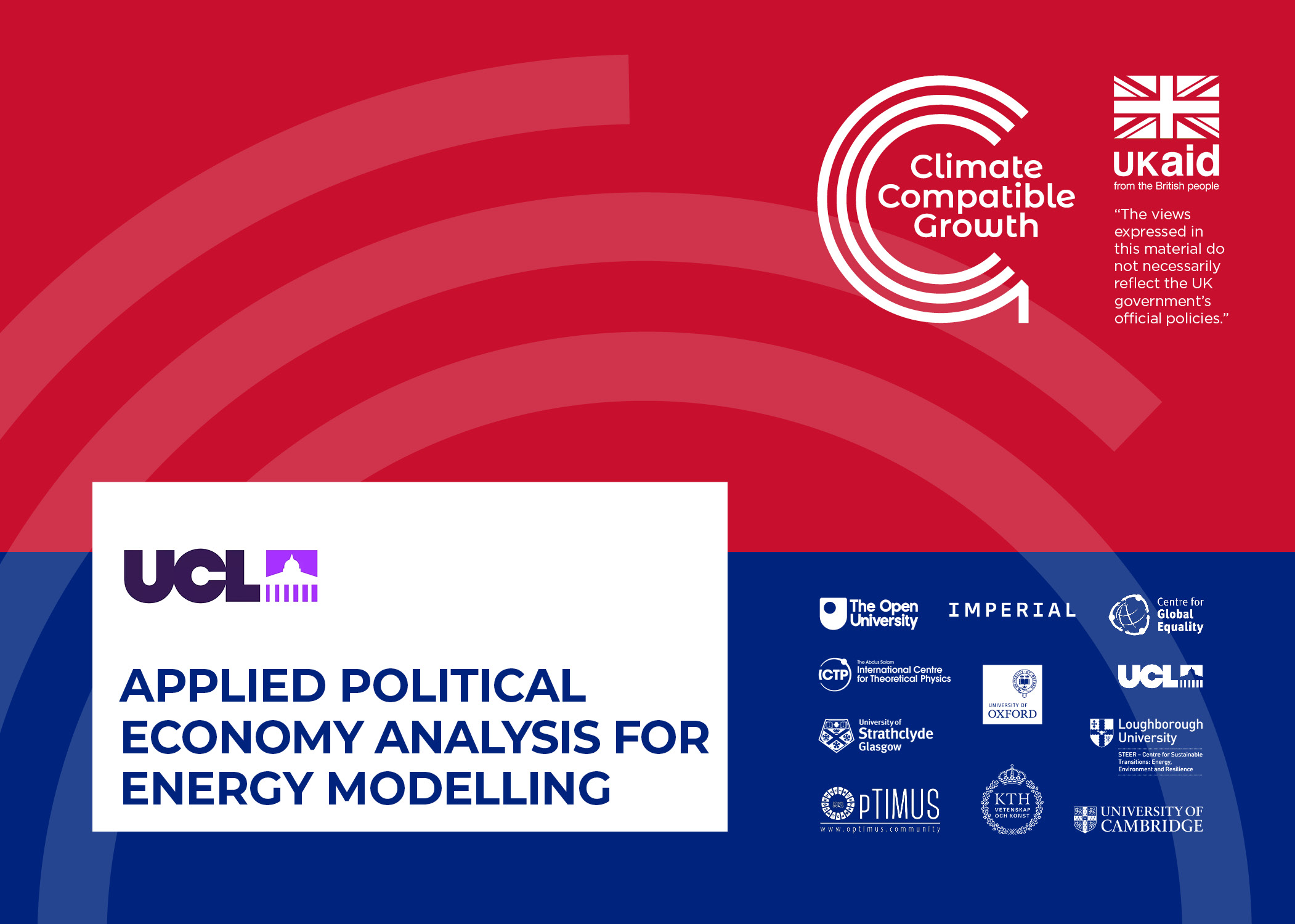 Applied Political Economy Analysis for Energy Modelling