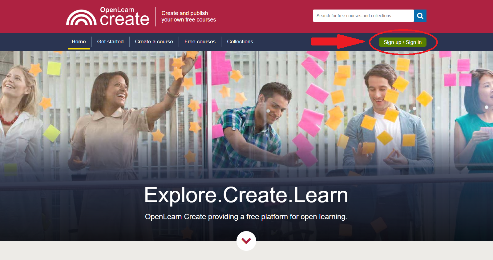OLC Home page