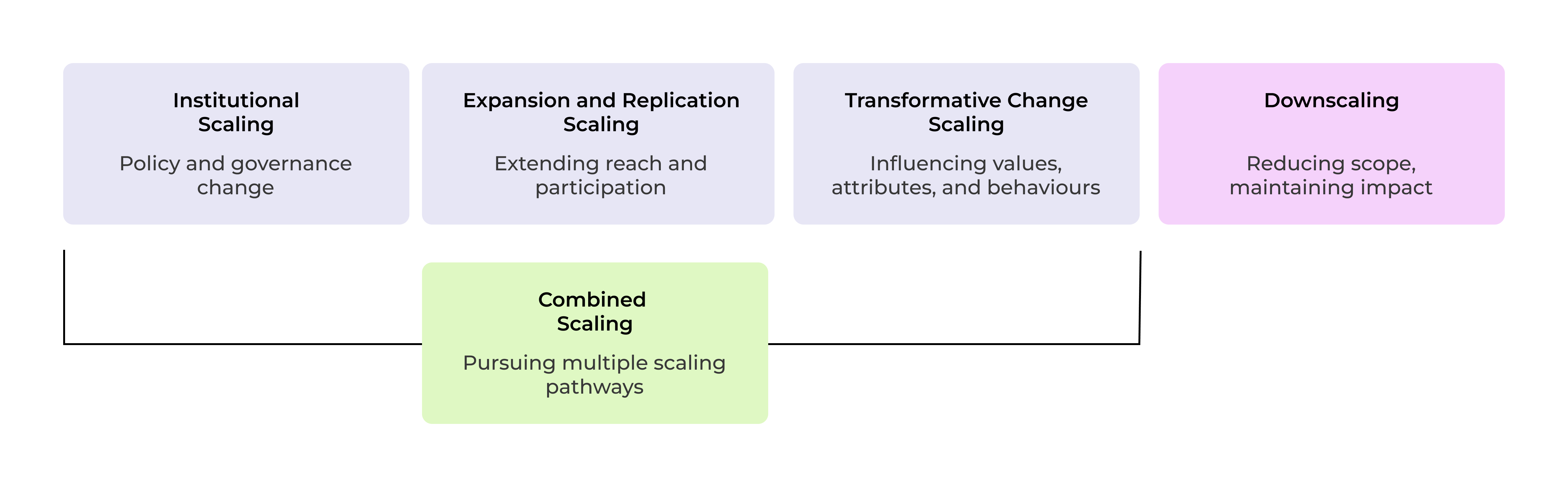 Overview of the citizen science scaling strategies.