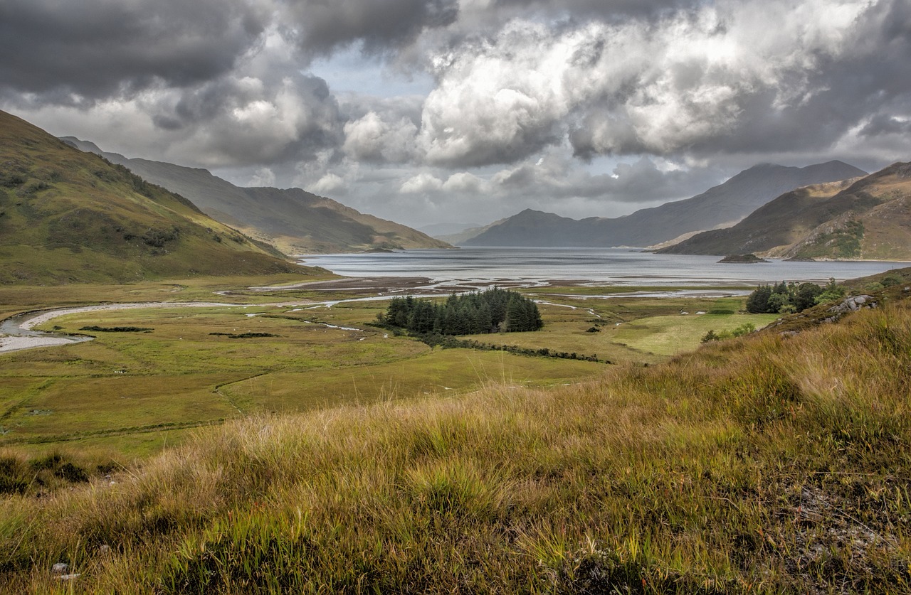 View across Loch Hourn