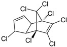 Image of chemical structure of Heptachlor