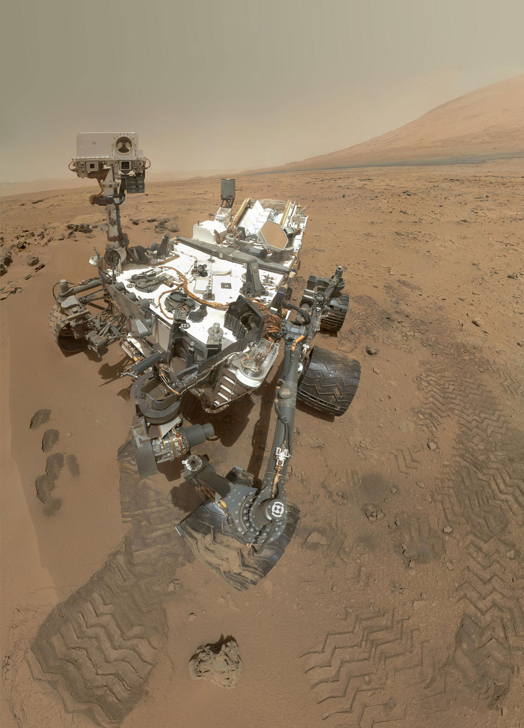 Self portrait of Mars Curiosity