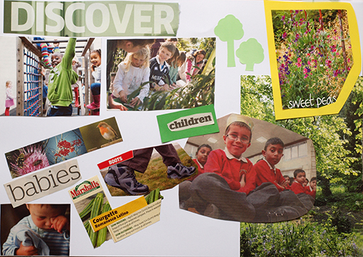 Montage of nature and children