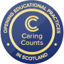 Image of Caring counts in the workplace digital badge