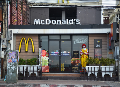 McDonald's Restaurant in Pattaya, Thailand