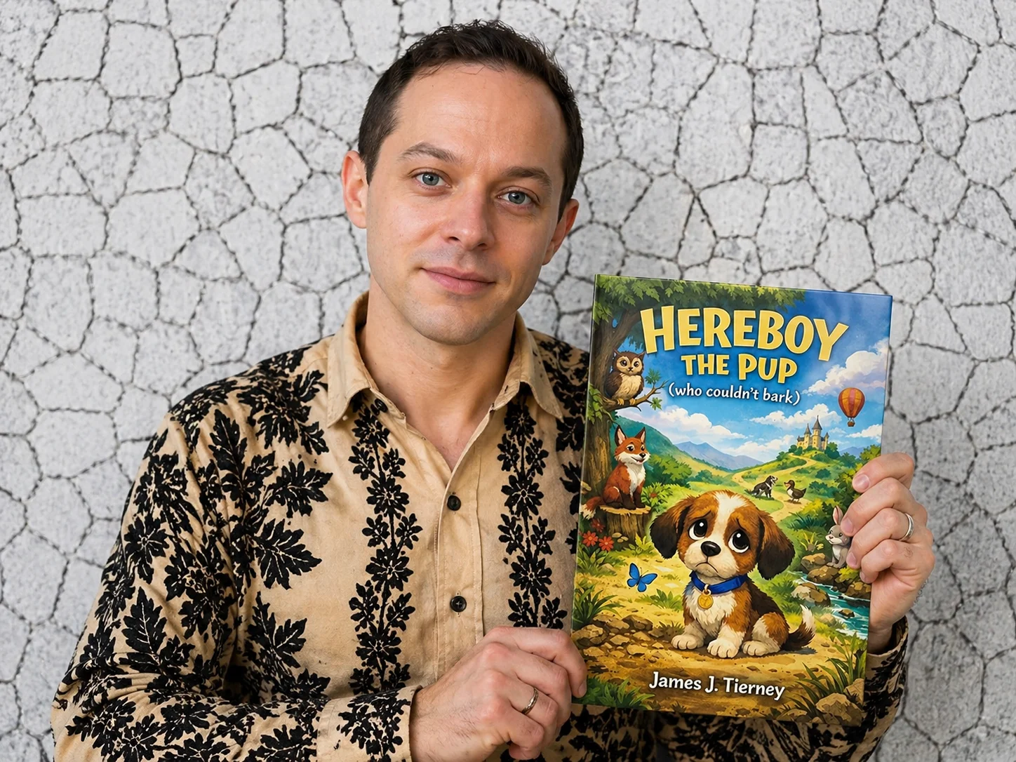 In Hereboy the Pup, Jim Tierney introduces young readers to a lovable little dog with one very unusual problem.