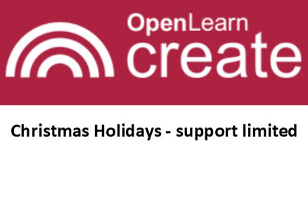 OpenLearn Create Christmas 2018