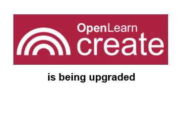 NEWS: RESCHEDULED OpenLearn Create upgrade