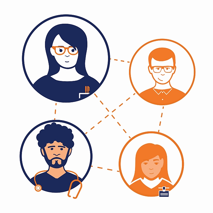 team communication icon