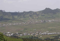 The Ethiopian highlands.