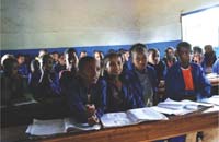 Children in a classroom.
