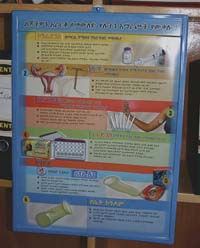 A poster communicating healthy information clearly.