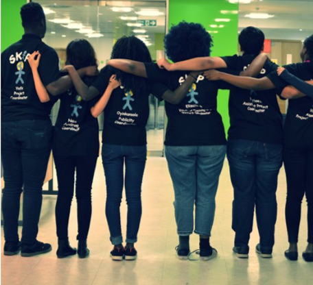 A group of SKIP volunteers