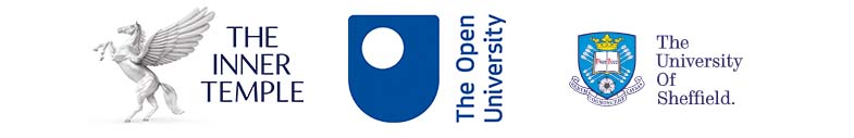 logos of The Inner Temple, The Open University and The University of Sheffield