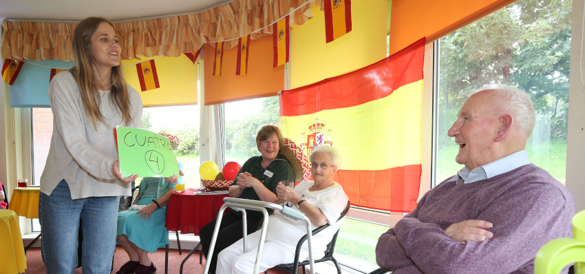 Learning languages with senior learners