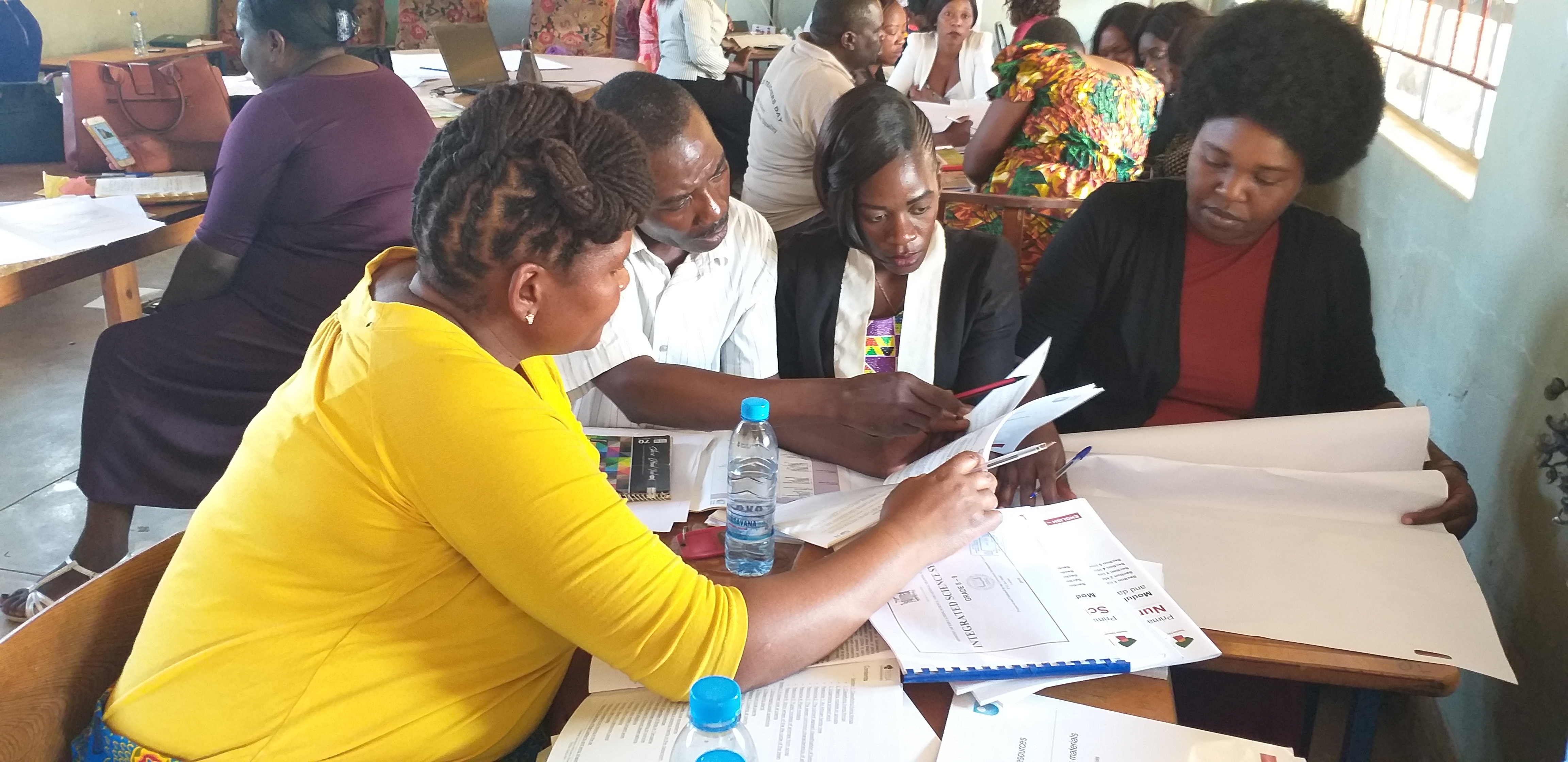 Kabwe teachers working in a participatory TGM