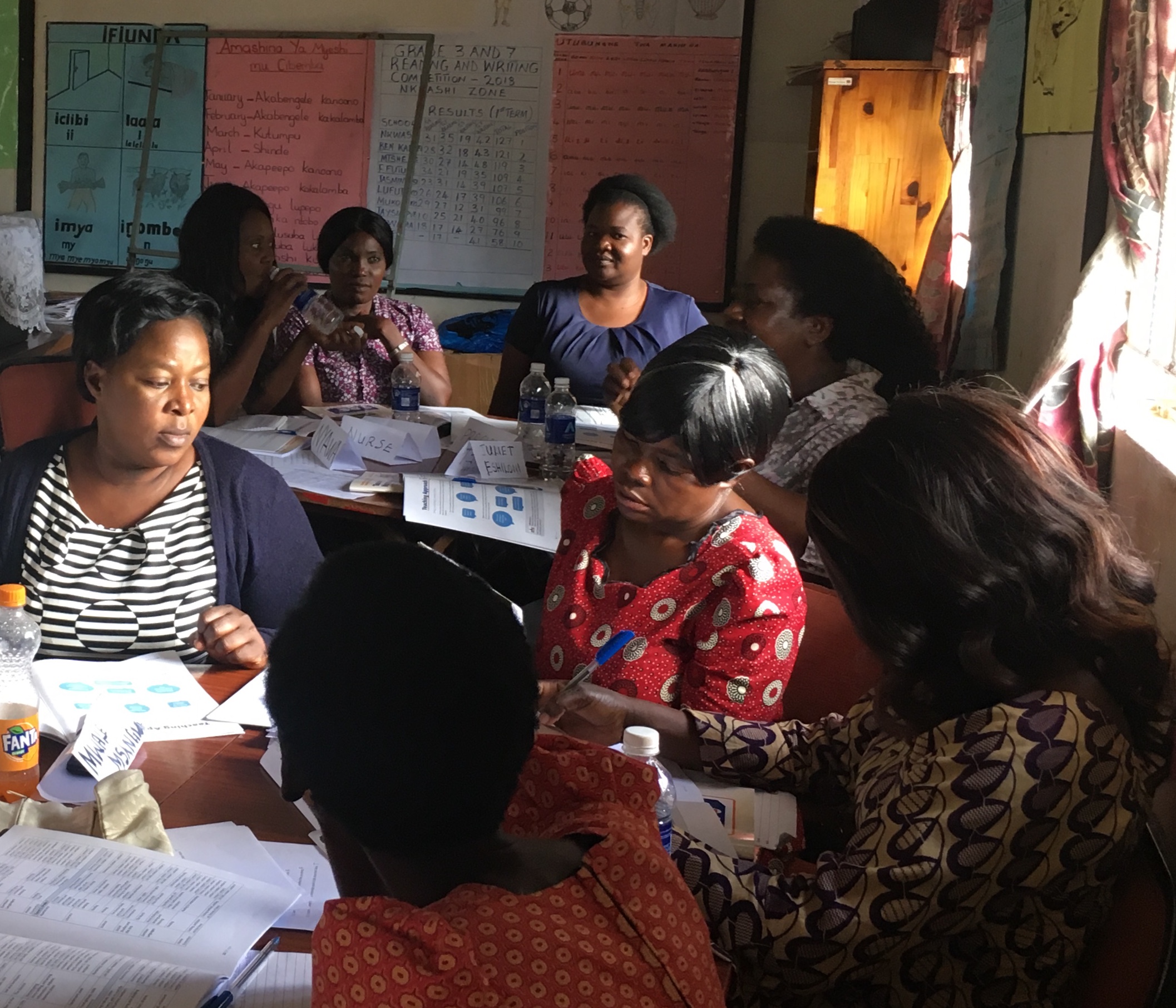 Picture: Teachers collaborating with others