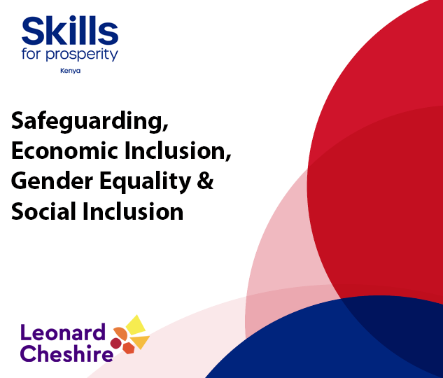 Safeguarding, Economic Inclusion and Gender Equality and Social Inclusion (GESI)