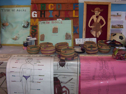 Photo de la salle de ressources dans une école de Kaduna, Nigéria, où les enseignants en formation partagent leurs ressources