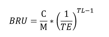 A mathematical formula