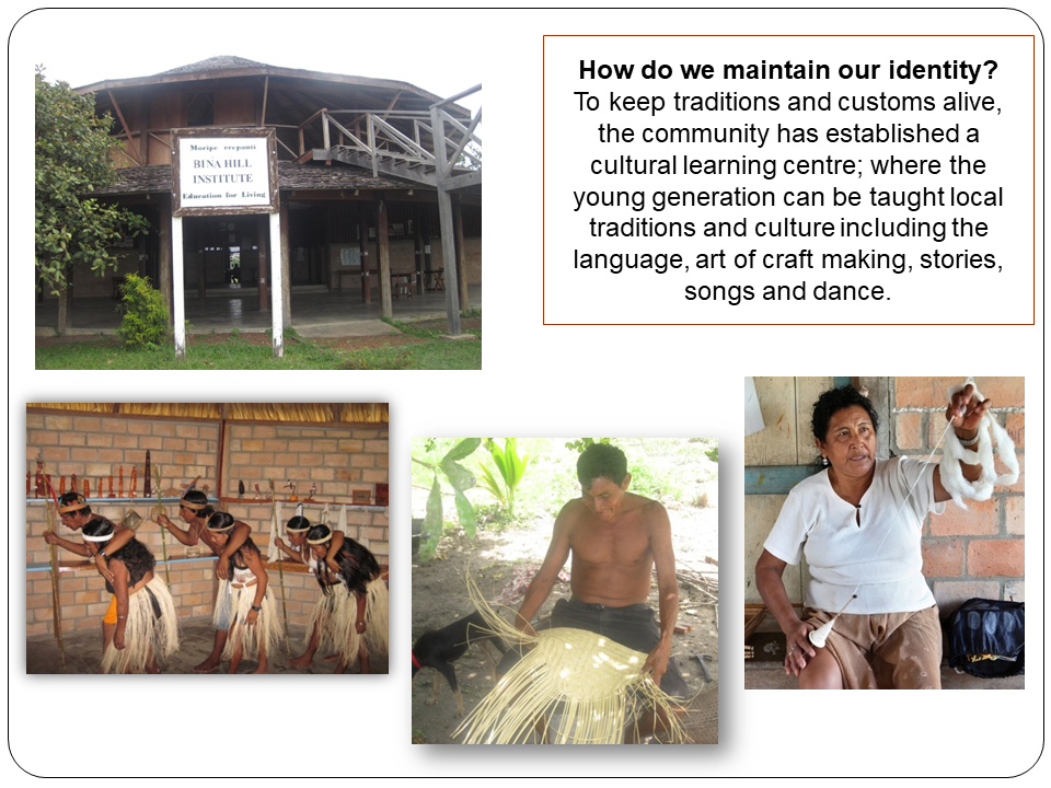 Photostory illustrating how Rupertee community maintains their identity through cultural sharing and teaching activities