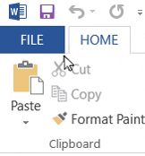 Graphic showing how to click on File and then New