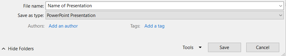 Graphic showing how to click on Save