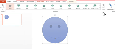 Graphic showing how to Apply an Animation