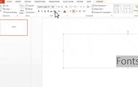 Graphic showing how to Choose a Font