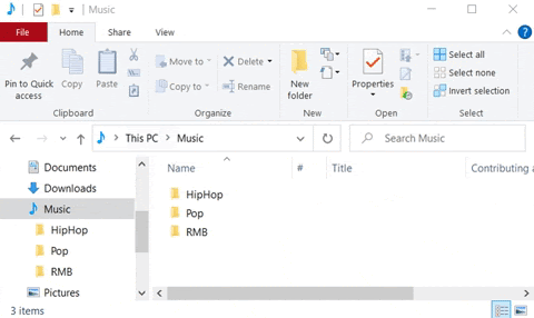 Image of Explorer showing the address bar in Microsoft Windows OS