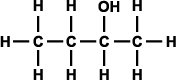 Propan-2-ol C3H7OH structural formula