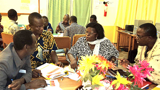 Image d'enseignants utilisant des REL et les TIC.