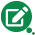 Green reflection icon