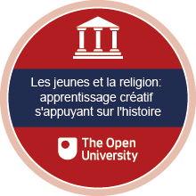Badge OpenLean pour la formation intitulée Les jeunes et la religion : apprentissage créatif s'appuyant sur l'histoire