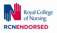 RCN logo of 2 interlinked hands with "RCN Endorsed" underneath