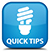 A ‘Quick tips’ icon