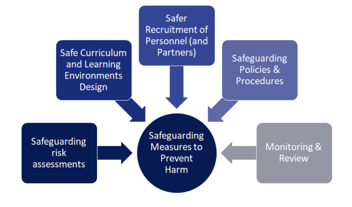 a summary of key strategies to safeguard measures to prevent harm 