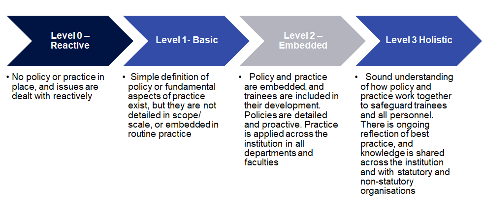 levels of self-assessment